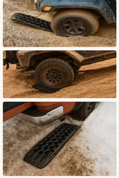 Pack X2 Tabla Auto-rescate Exploracion Nieve Jeepeo 4x4