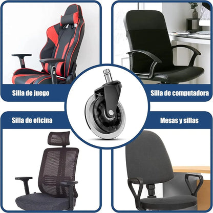 Pack X10 Ruedas Giratorias 3 Pulgadas Rueda Multiuso