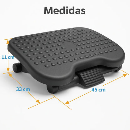 Reposa Pies Escritorio Ergonmico Ajuste Altura Inclinacion