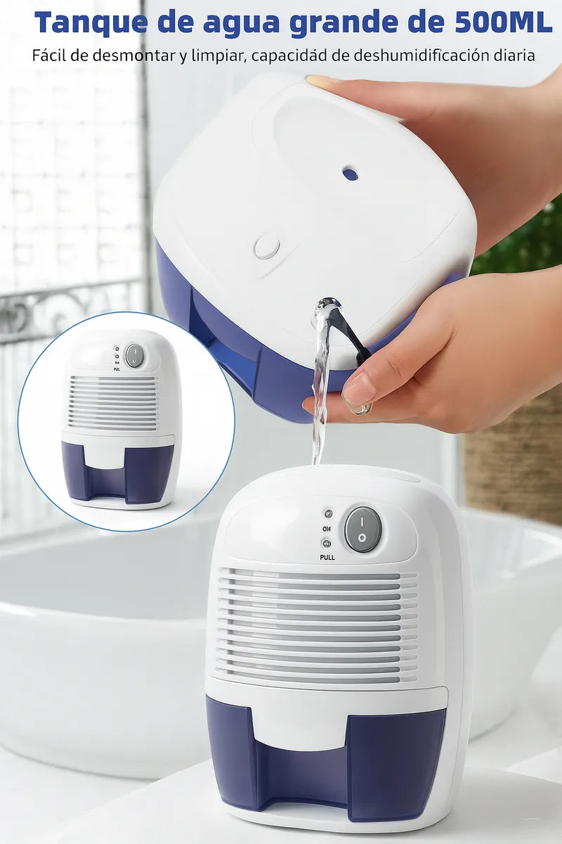 Deshumidificador Eléctricos Portatil 500ml Para Hogar 5-20m2