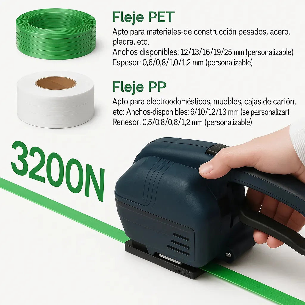 Maquina Enzunchadora Electrica Ppt Pet Flejadora Portatil V2