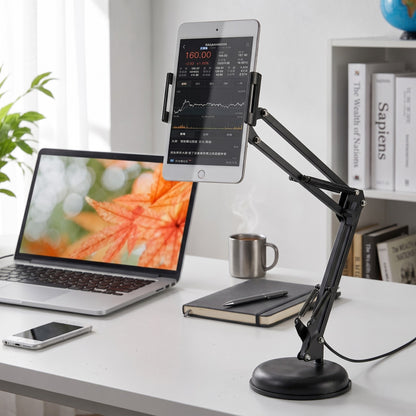 2X Soporte EOLAND Articulado Celular Tablet Escritorio Base Firme 360° (Copia)