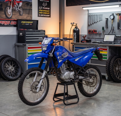 Soporte Eoland Moto Cross Base Metalica 200 Kg Goma Antideslizante Motocross Enduro Taller Garaje Servicio Mantenimiento Elevador Moto