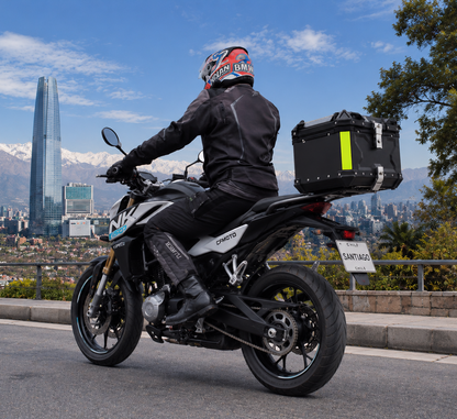 Maleta Para Moto Aluminio Trasera Universal 45/55/65 Litros
